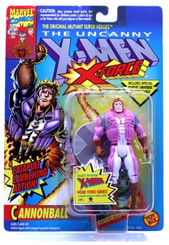 The Uncanny X-Men: X-Force Actionfigur Cannonball (Catapult Launching Action) von Toy Biz